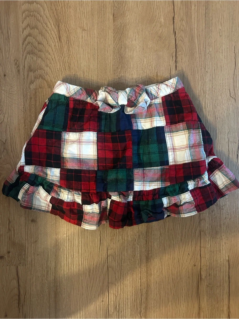 Girls Gymboree Holiday Madras Skirt